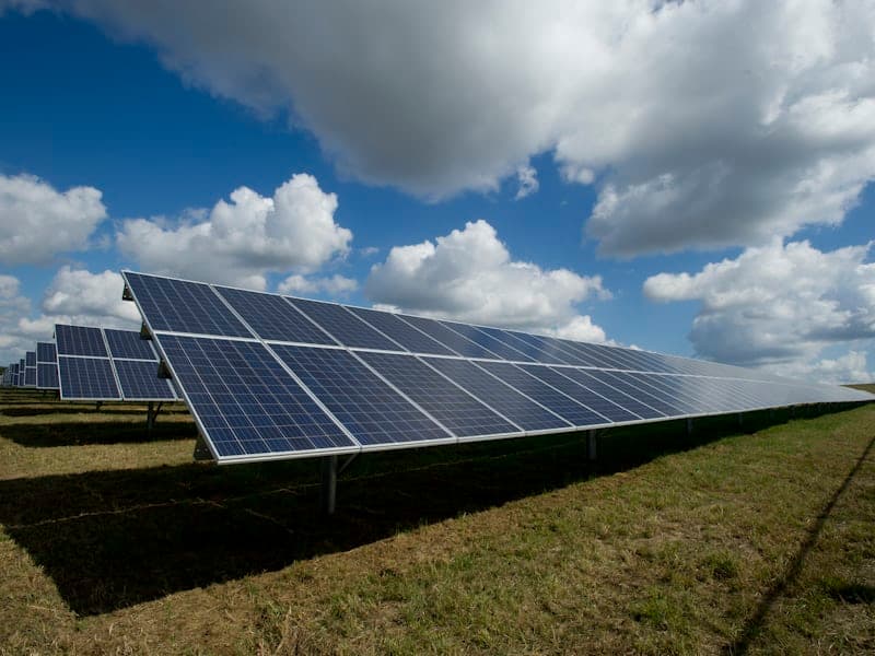 businesses with solar panels or high peaks